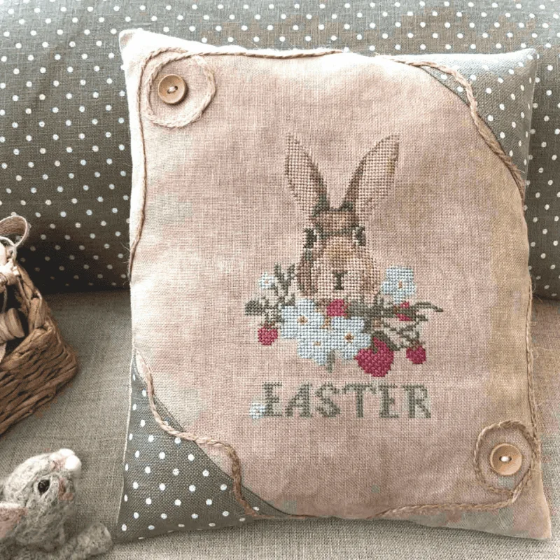 Easter Rabbit cross stitch pattern